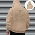 thumbnail image 4 of Christian Hoodies for Men 2025 The World Needs Jesus Hoodie Hooded Sweatshirt with Pockets Pullover Hoody Mens Hoodies, 4 of 6