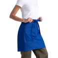 thumbnail image 3 of Delantal Chef Works Unisex Medio Bistro Servidor Azul Real, 3 of 5