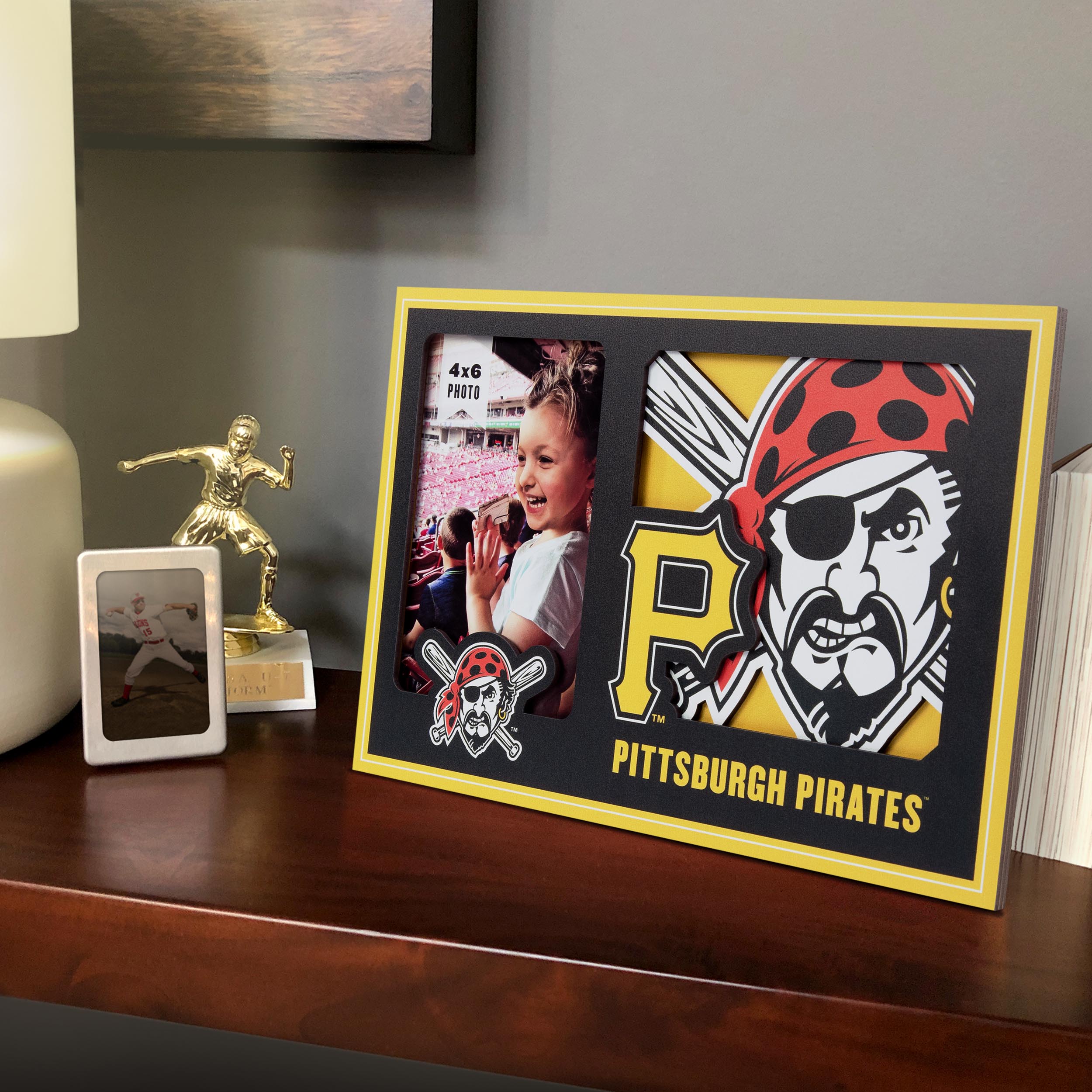 Pittsburgh Pirates 3D Logo Picture Frame