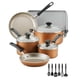 thumbnail image 2 of Juego de utensilios de cocina Farberware DiamondMax antiadherente de 15 piezas de cobre, 2 of 9