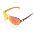 thumbnail image 3 of Technomarine Cruise Speedway Aviator TMEW007-12 Pilot Sunglasses - Orange / Gold - Made In Italy, 3 of 4