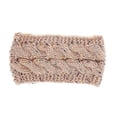 thumbnail image 1 of Qarigey Diadema de invierno para mujer, orejeras anchas de ganchillo tejidas a prueba de viento, suministros de Motor, accesorios de Accesorio para el cabello Hilo rosa, 1 of 6