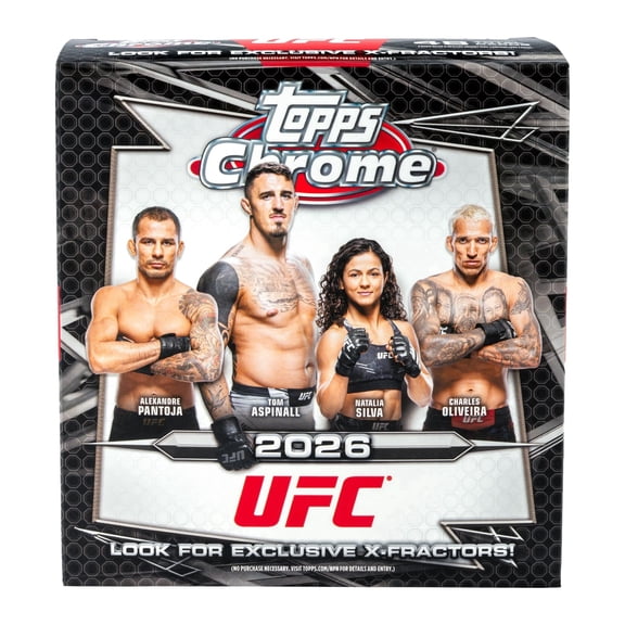 2026 Topps Chrome UFC - Factory Sealed - Mega Box