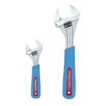 CHANNELLOCK CODE BLUE Adjustable Wrench Set, Wide Jaw, 2-tool set (WS-2CB)