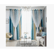 thumbnail image 1 of 2piezas Cortinas Blackout color azul, 1 of 4