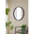 thumbnail image 3 of Gzxs 20 inch Circle Wall Mirror | Premium Wooden Mirror for Wall | Floating Bathroom Mirrors for Vanity and Living Room | Hanging Round Mirrors for Wall Decor, 3 of 8