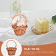 thumbnail image 4 of Shisuyan 6pcs Miniature Woven Baskets Mini Handles Containers Planter Photography Props, 4 of 9