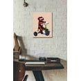 thumbnail image 3 of Epic Graffiti 'Sock Monkey Tricycle' by Fab Funky Canvas Wall Art, 12"x16", 3 of 3