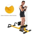 thumbnail image 3 of Gymax 3-in-1 Sissy Squat Push Up Ab Workout Home Gym Sit Up Machine Height Adjustable, 3 of 10