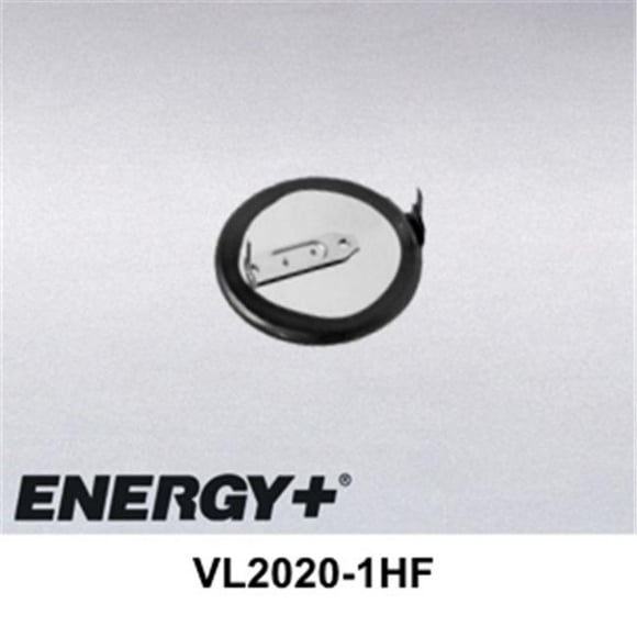 FedCo Batteries Compatible avec la Pile Rechargeable au Lithium VL2020-1HF Panasonic pour Montage sur Circuit Imprimé - 20mAh