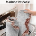 thumbnail image 5 of Gray Rose Gold Marble Pattern Bathroom Rugs Mat,Non Slip Microfiber Bathroom Rug,Rubber Backing,Soft Bathroom Mats for Bathroom Floor,Tub and Shower,20x32in(50x80cm), 5 of 5