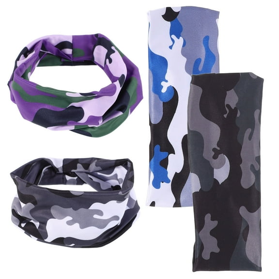 OUNONA  4 Pcs Headband Fitness Sweating Antiperspirant Belt