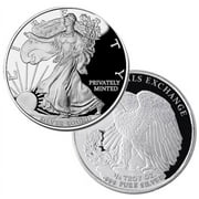 MONEY METALS MINT 1/4 Oz Walking Liberty Silver Rounds