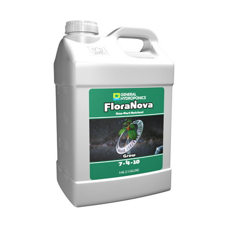 General Hydroponics FloraNova Grow Fertilizer, 2.5 gal [2.5 (The Best Way To Grow Hydroponic Weed)