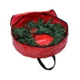 thumbnail image 2 of Garland Bag Storage Boxes Carry Organizer Bags Durable Red Foldable Waterproof And Dustproof Christmas Polyethylene, 2 of 24