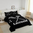 thumbnail image 3 of Erosebridal Sport Lacrosse Comforter Sets Queen Size,Ball Game Bedding Queen Comforter Set,Room Decorative,Ultra Soft,3 Pieces, 3 of 7