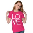thumbnail image 4 of LOVE Crown Thorns Christian Faith Womens Slim Fit Graphic Tee Brisco Brands S, 4 of 5