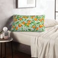 thumbnail image 5 of Plush Throw Pillow Covers, Tangerine Pillow Cases with Invisible Zipper, Breathable Microfiber Pillow Cases Standard Size for Sleeping Bedroom Sofa Living Room 20x30, 5 of 5
