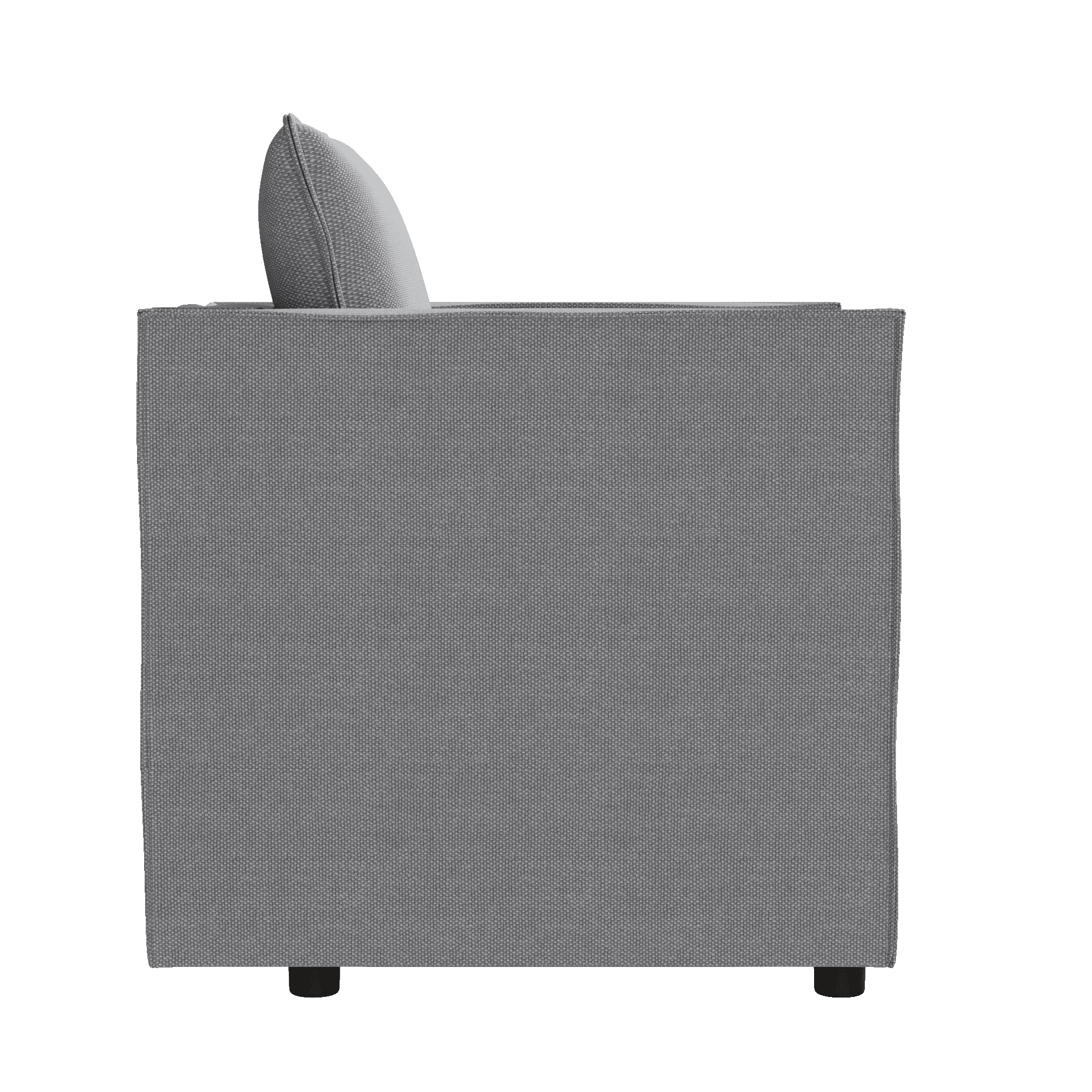 MAYEERTY Decorative Gray Single Sofa Chair – Comfortable Soft Cushioned Armchair, Modern Design for Bedroom/Corner/Reading Room