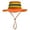 Red, variant on High Visibility Reflective Sun Hat, Breathable Neon Mesh Boonie Hat with Wide Brim, Safety Work Hat for Construction Roadside Outdoor Activities