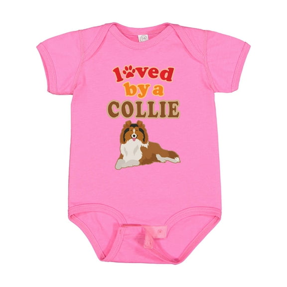 Inktastic Rough Collie Dog Boys or Girls Baby Bodysuit