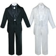 thumbnail image 3 of Altotux INFANT TODDLER & BOY WEDDING PARTY FORMAL TAIL TUXEDO BLACK S M L XL 2T 3T-20, 3 of 6