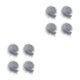 thumbnail image 1 of Moyic 4 Roll Soft Faux Fabric Fuzzy Christmas Furry Wide Costume Decor 9cmx6m gris claro 4 piezas 2Conjunto, 1 of 1