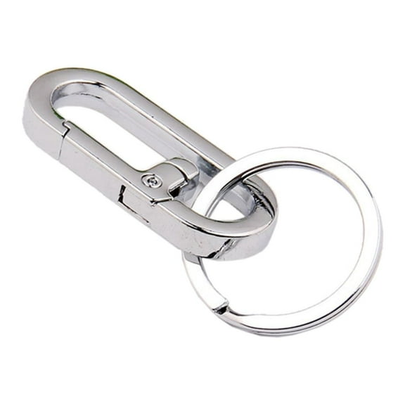 OOKWE Stainless Steel Keychain Carabiner Clip with Key Ring Car Keys Dog Tag Key Chain