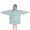 Light Blue Christmas-1, variant on Light Christmas Snowflake Pattern Blanket Hoodies for Kids 6-13YR Oversize Wearable Blanket Hoodies for Boys Girls Teens