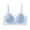 Blue, variant on Seamless Ultra Thin Summer Ultra-Thin Ice Silk Comfort Bra, Non-Marking Net Yarn Cross Back Breathable Bra Black XXL(XXL)