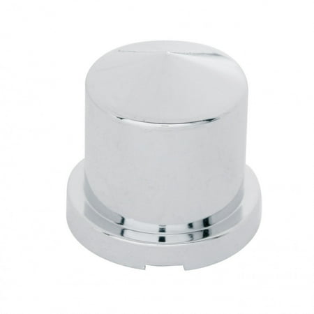 

Chrome Plastic 11/16 X 1 1/4 Pointed Round Push-On Nut Cover For Hex Head Bolts