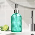 thumbnail image 1 of Bouteilles Distributrices en Verre 1 Pce Bouteille Distributrice de Savon pour les Mains en Verre Verte 300 g Récipient de Lotion de Salle de Bain Rechargeable avec Pompe (500 ml) Rkxzt, 1 of 9