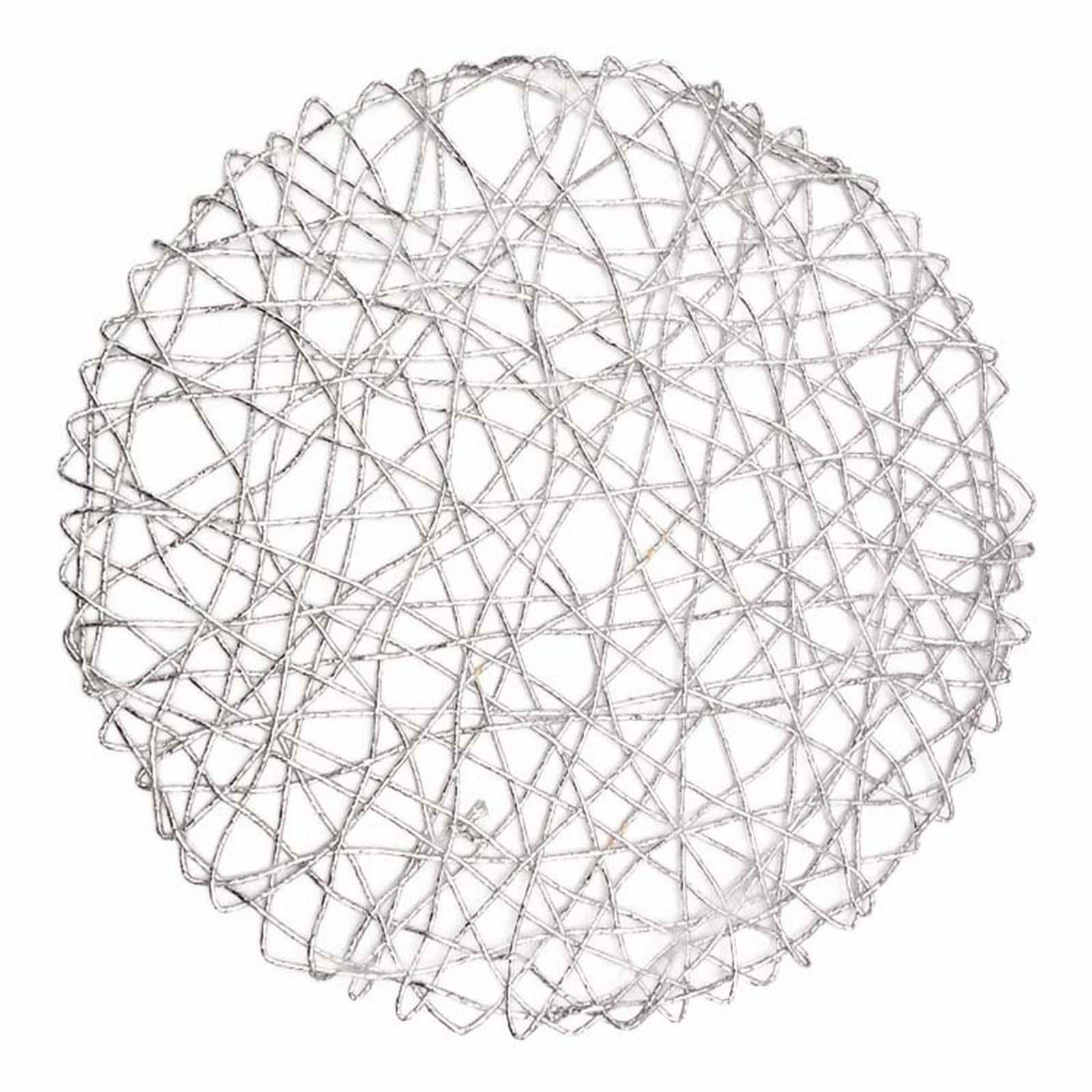 12-Pack Boho Woven Placemats - 15" Recyclable Paper Round Place Mats for Dining Table, Heat-Resistant Holiday Decor for Christmas & Thanksgiving Handwoven Natural Fiber Placemats