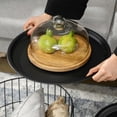 thumbnail image 6 of GVN Coffee Table,Side Tables,Coffee Table Set with Steel Wired Basket Body and Removable Top, Black, 6 of 7