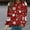 D0918001-Red, variant on Yufatyle Women's Cute Christmas Oversized Sweatshirts Allover Print Pullover Tops Long Sleeve Crew Neck Shirts for Women XL