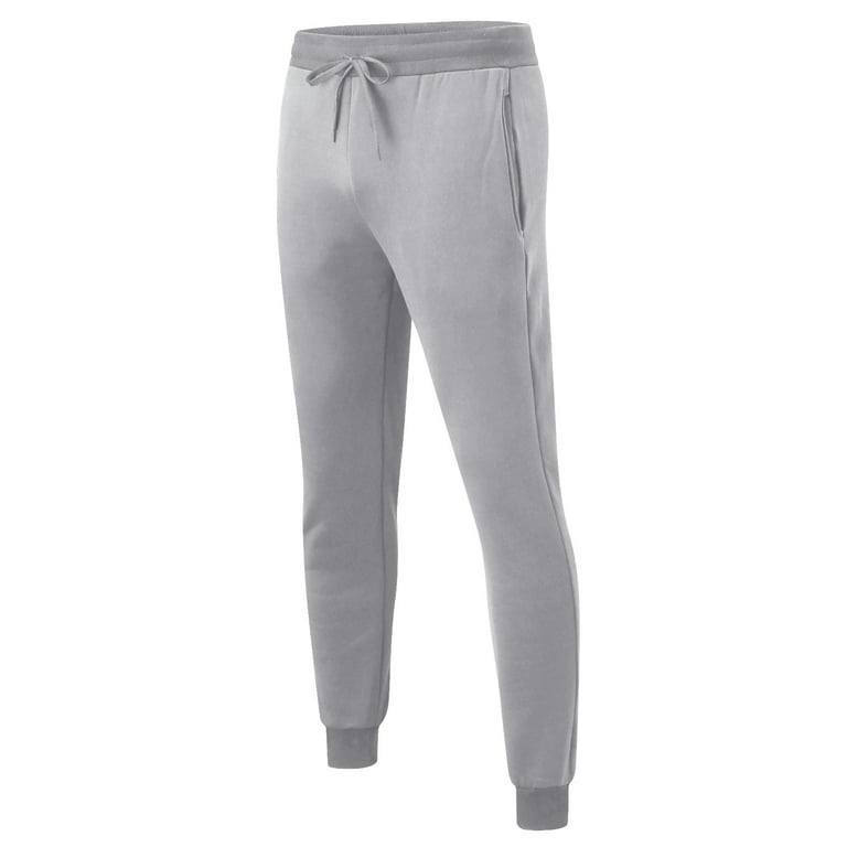 mens comfy hop pants track lace-up solid color workout pants with