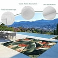 thumbnail image 4 of Fsddascl Tropical Plant Outdoor Rug for Patio/Deck/Porch, Non-Slip Large Area Rug 5 x 8 Ft, Summer Botanical Leaves Floral Country Indoor Outdoor Rugs Washable Area Rugs, Camping Rug Carpet, 4 of 5
