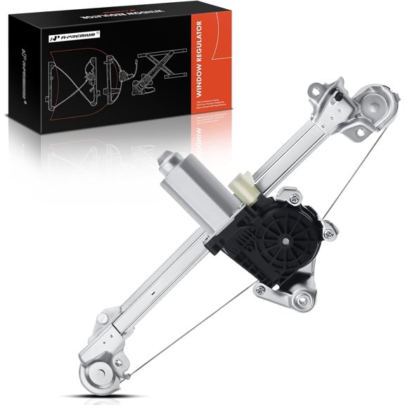 A-Premium Power Window Regulator with Motor Replacement for Chevrolet Malibu 1997-2003 Classic 2004-2005 Oldsmobile Cutlass 1997-1999 Rear Right Passenger Side