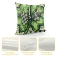 thumbnail image 4 of Awypu  St Patricks Day Pillow Covers 18x18 Watercolor Green Lucky Clover Shamrock Grey Buffalo Plaid Decorative Throw Pillow Cases Farmhouse Decoration for Sofa Couch Bed, 4 of 5