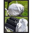 thumbnail image 4 of Bolsa a cuestas para bicicleta Bolsa para asiento trasero Portaequipajes impermeable para bicicletas Bolsa portaequipajes Bolsa para cuadro portátil Bolsa para bicicletas con impermeable y correa para JFHHH pequeña, 4 of 5