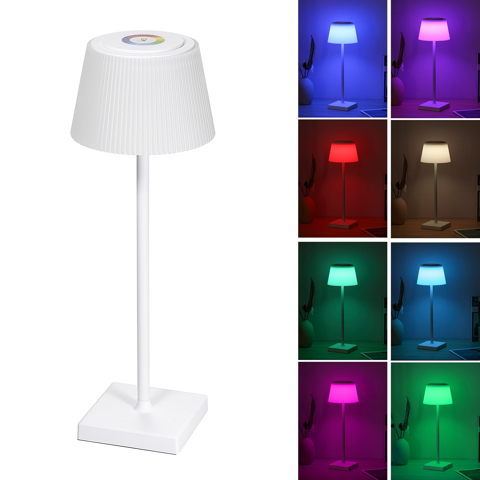 Neoglint Cordless Table Lamp, 4000mAh Rechargeable Battery LED Desk
