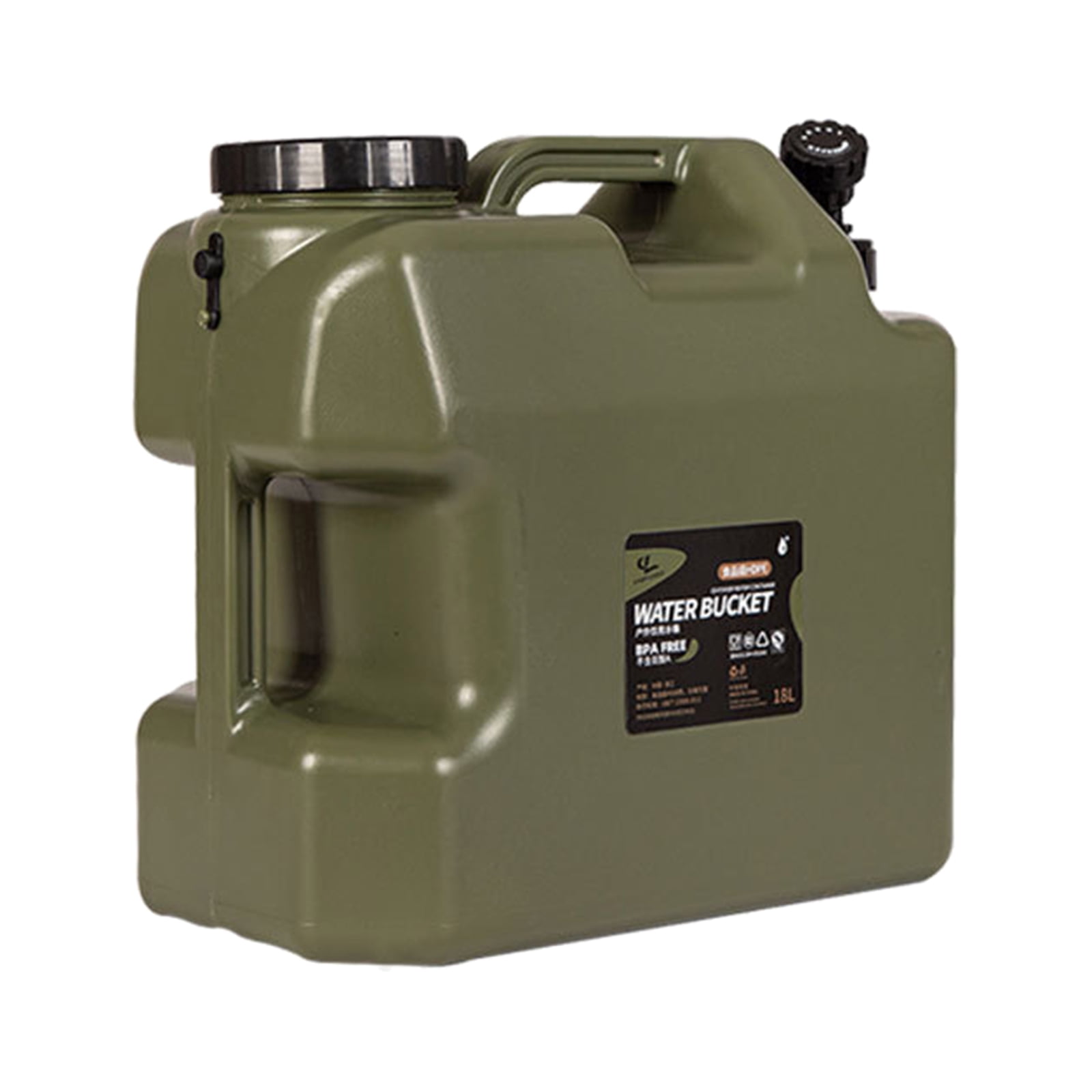25L Outdoor Camping Water Carrier Container with tap & Leak Proof With Pump 