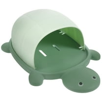 Toyandona Funny Toothbrush Holder Turtle Shape PP Easy to Clean All Users Bathroom 1Pcs