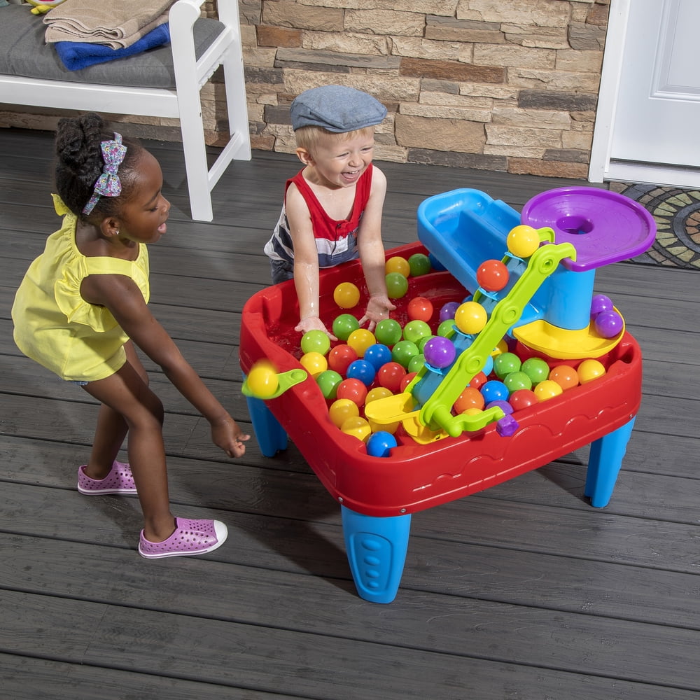 Step2 STEM Discovery Ball Red Plastic Water Table for Toddlers
