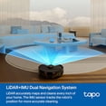 thumbnail image 4 of Tapo RV30 MAX Robot Aspirador, 5300Pa, LiDAR+IMU, Evita Alfombras, Mapas Multi-Piso, Limpieza Personalizable, Auto-Carga, Alexa/Google Assistant, 4 of 5