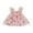 Pink, variant on BemeyourBBs Toddler Baby Girls Fairy Baptism Dress Sleeveless Ruffle Sleeve 3d Floral Embroidery Summer Dress Cute Tulle Tutu Dress Birthday Wedding Party Princess Dress