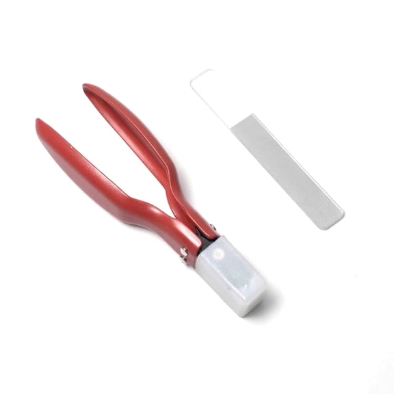 YJSStriving Wide Jaw Nail Clippers for Thick Nails, Toenail Clippers with Catcher, Anti-Splash No Mess Manicure Set with File