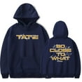 thumbnail image 1 of Tate McRae Stars Merch Hoodie Pockets Drawstring Unisex Hooded Sweatshirt Fashion Clothing,Navy,M, 1 of 2
