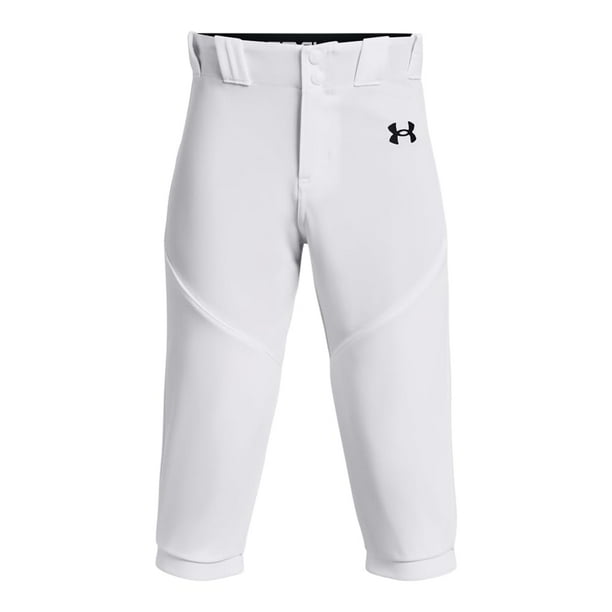 Braguita de béisbol Under Armour Utility para niños, blanco/negro, 14-16Y