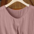 thumbnail image 5 of EazyTech Women's Sleeveless Cotton Linen Embroidered Tank Top - Crew Neck Casual Summer Camisole, 5 of 6